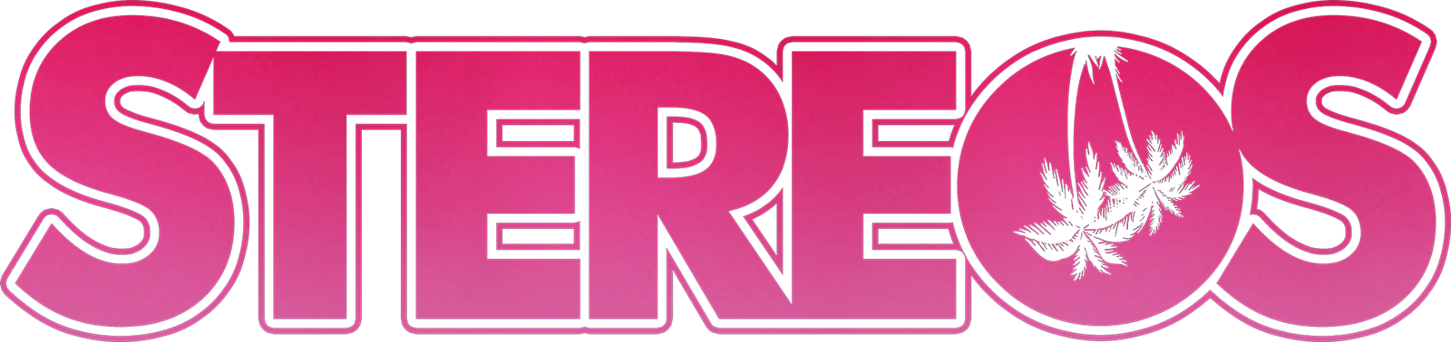 Stereos wordmark, pink