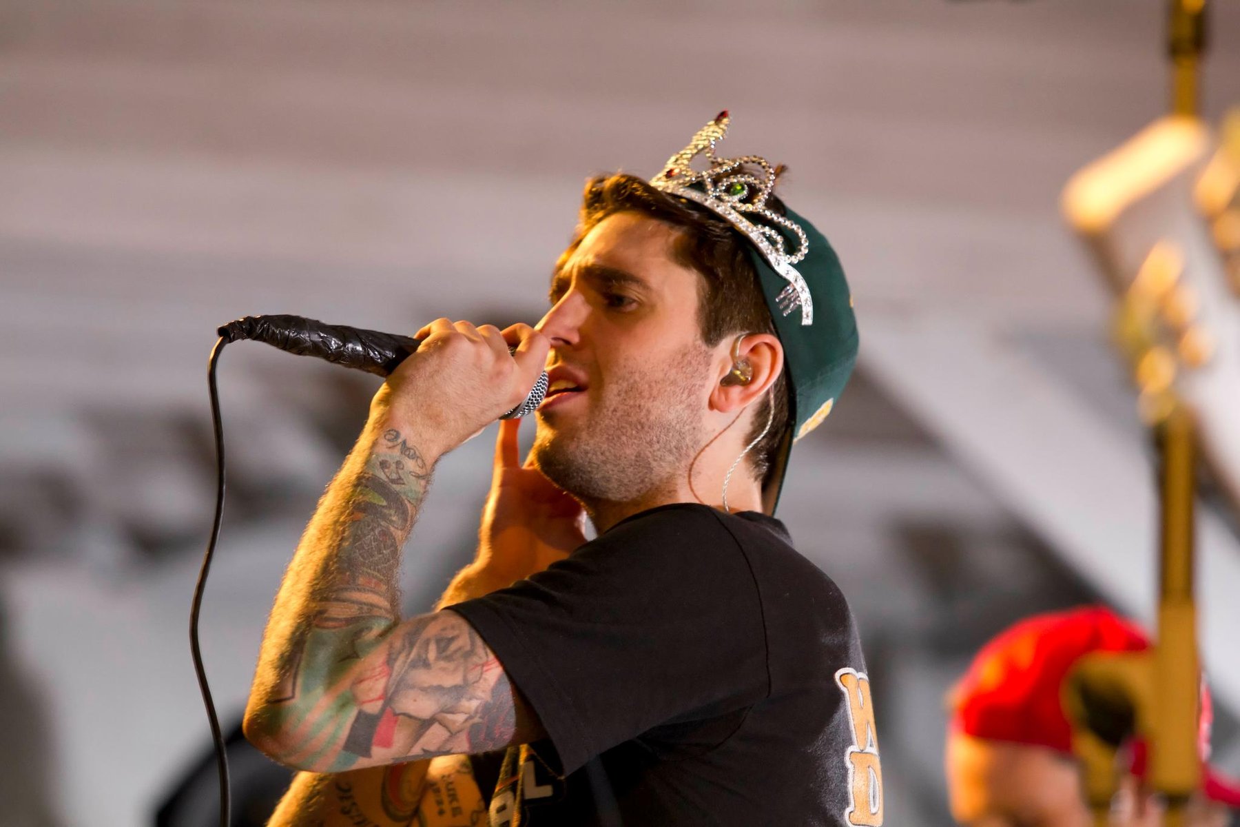 Patrick Kordyback on stage during the Uncontrollable era