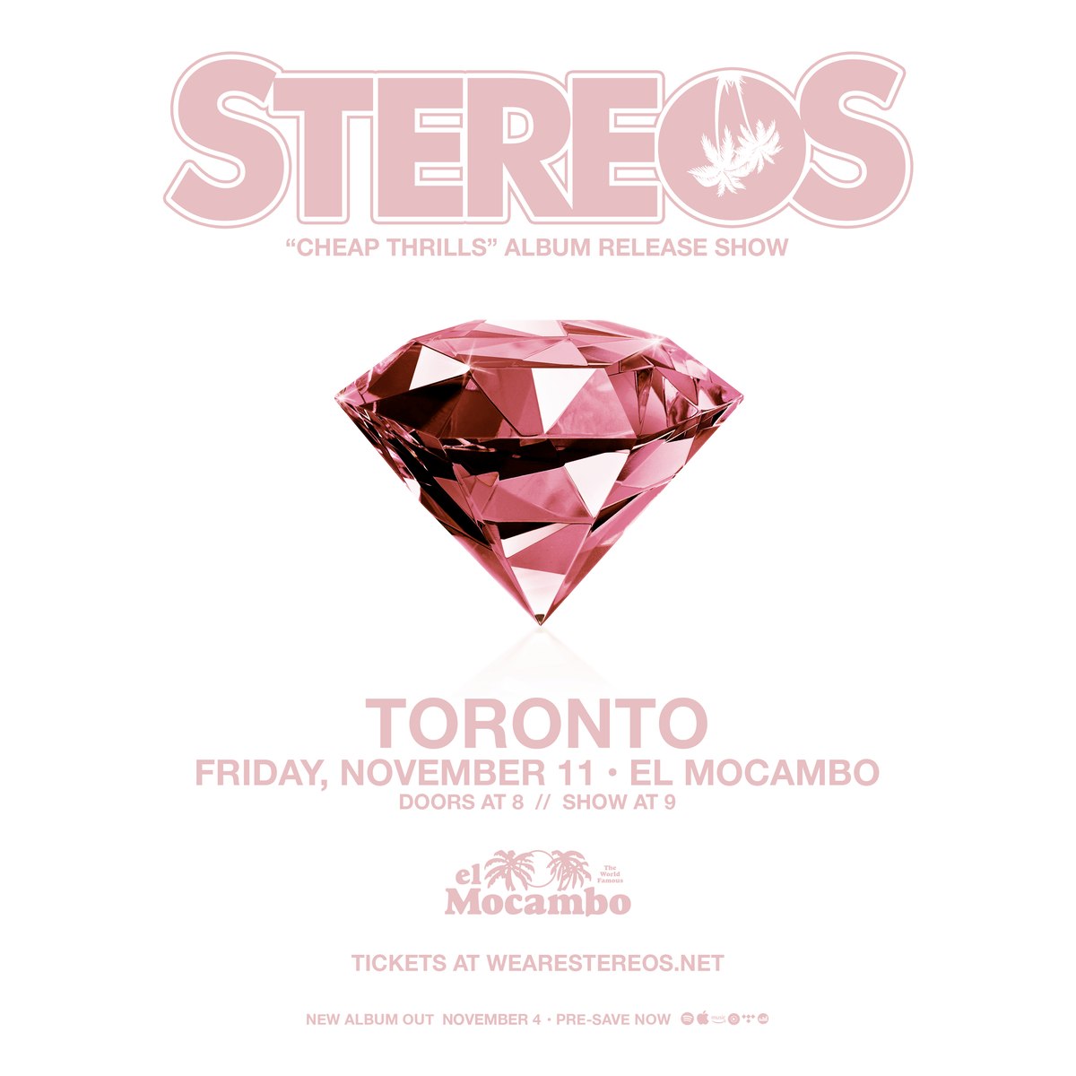 Cheap Thrills album release show poster